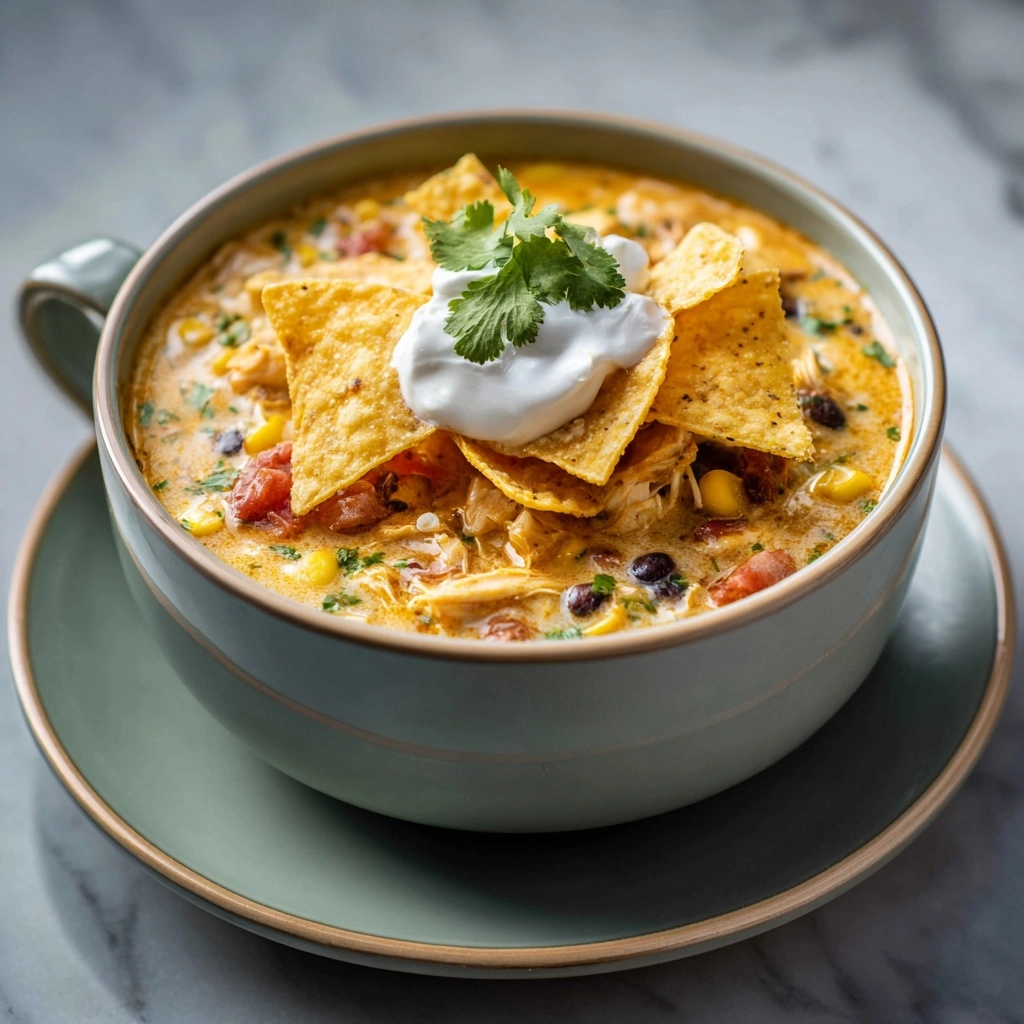 Easy Chicken Taco Soup Recipe - Recipe Image