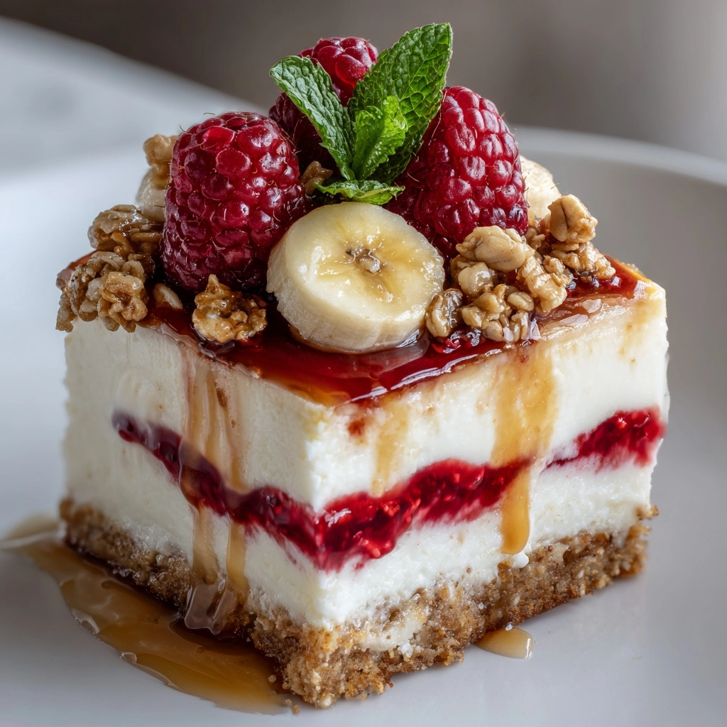No-Bake Banana Split Cake Recipe - Recipe Image