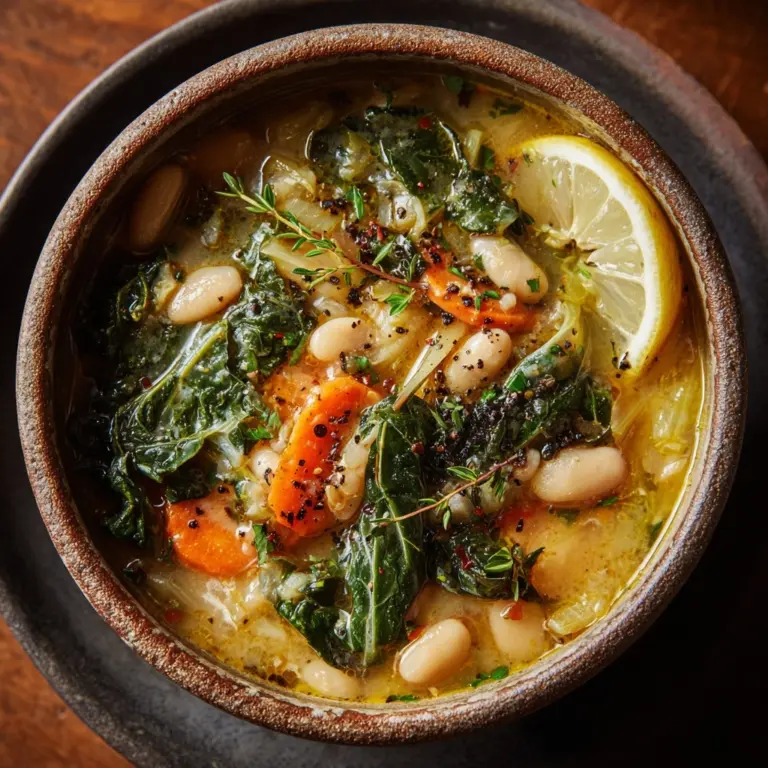 Nourishing White Bean and Lemon Soup Recipe
