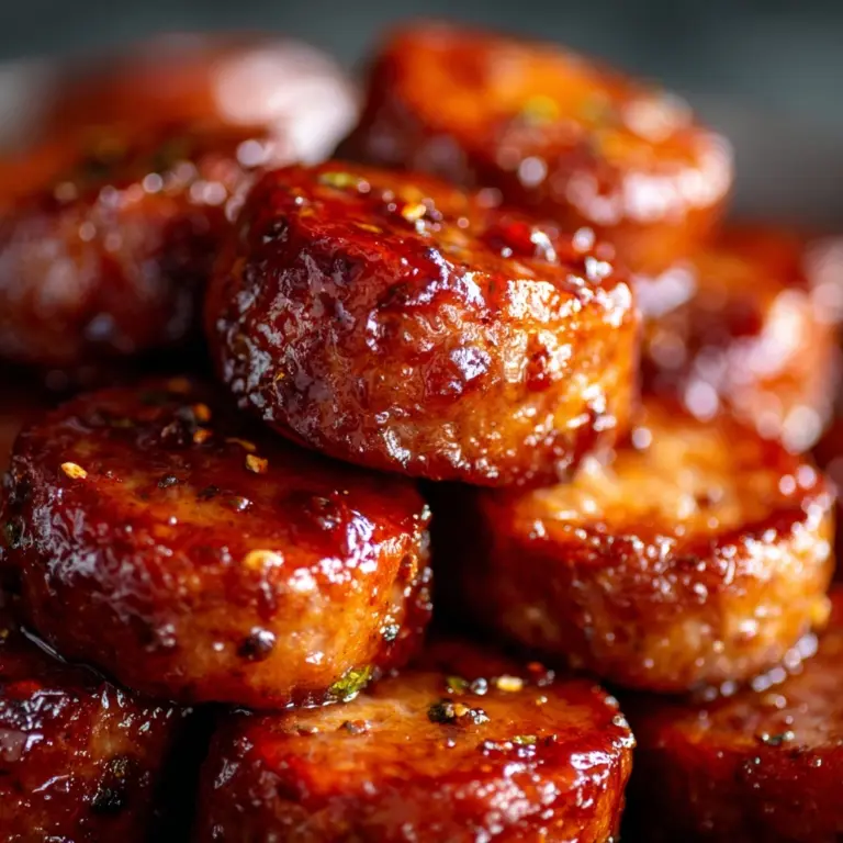 Slow Cooker Honey BBQ Kielbasa Bites Recipe