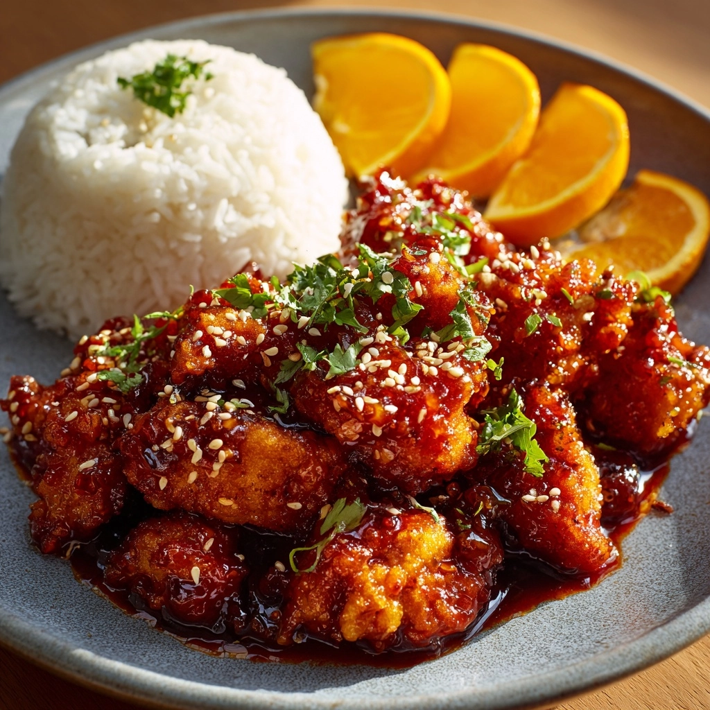 Orange Chicken: Crispy, Sweet, and Tangy Chinese-American Favorite Recipe - Recipe Image