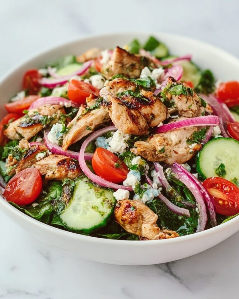Fresh Greek Chicken Salad for a Light and Healthy Meal Recipe