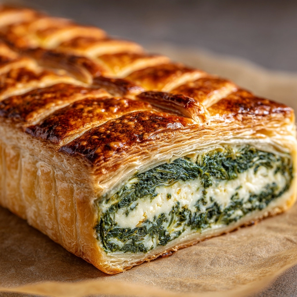 Spinach Stuffed Pie Recipe - Recipe Image
