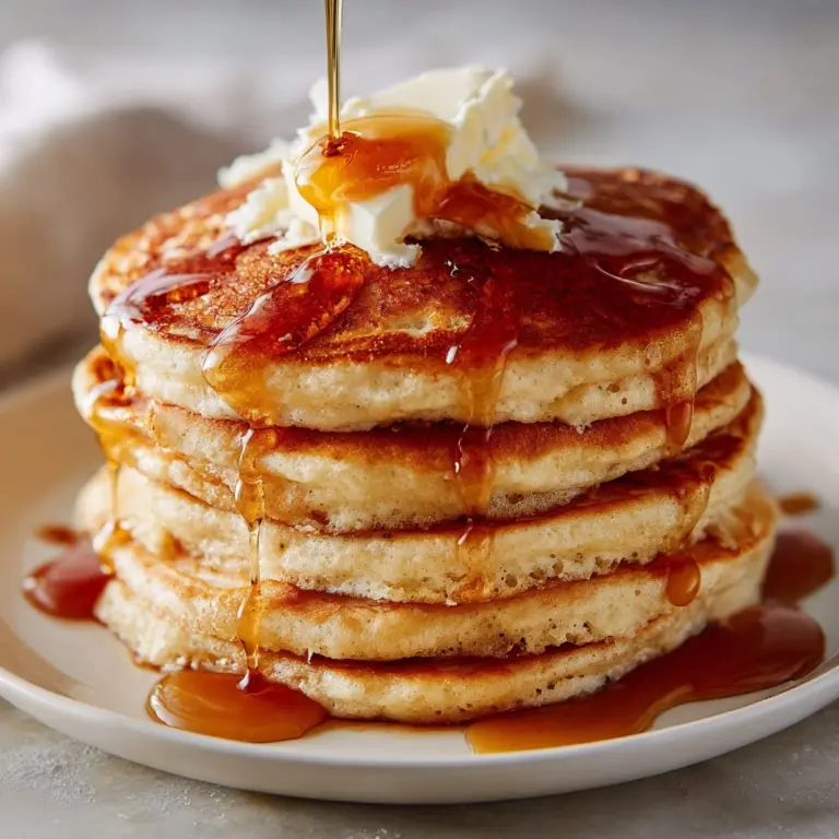 Easy Homemade Pancake Recipe