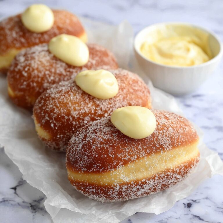 Vanilla Cream Filled Donuts Recipe
