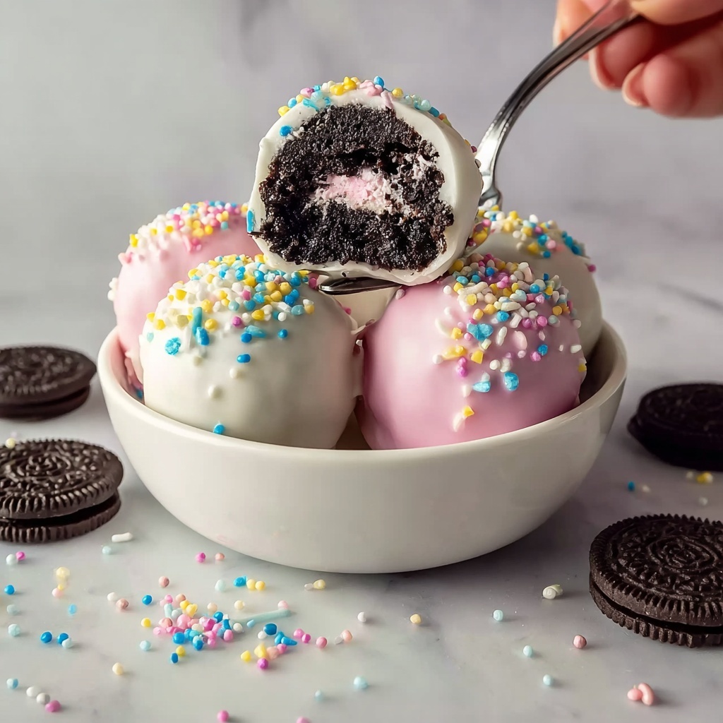 Easter Egg Oreo Cookie Balls Recipe - Recipe Image