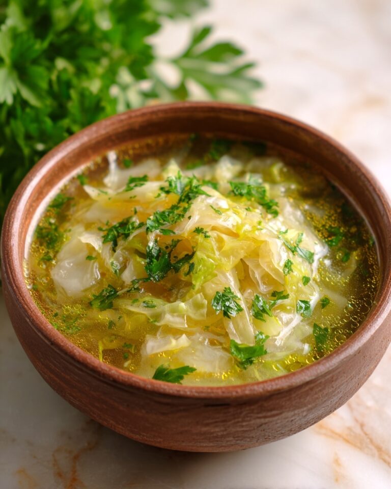 Hearty Cabbage Soup with Ground Beef and Tomatoes Recipe