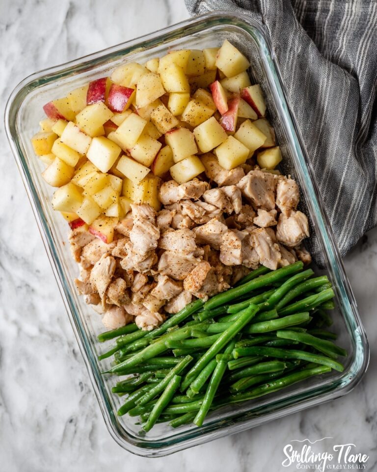 Italian Chicken with Roasted Potatoes and Green Beans Recipe