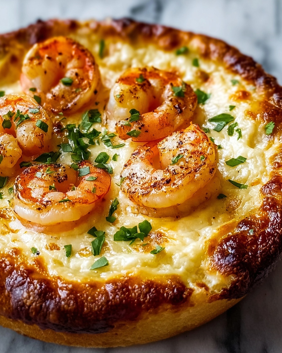 Cheesy Garlic Shrimp Bread Bowl Recipe - Recipe Image