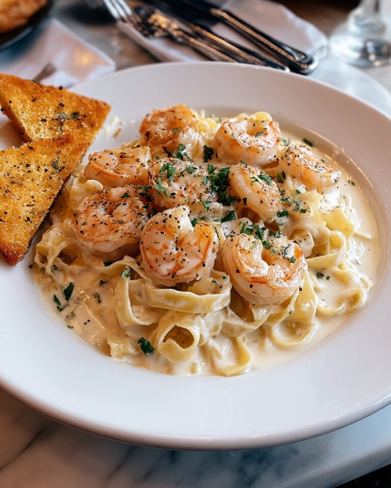 Fettuccine Alfredo with Shrimp Recipe