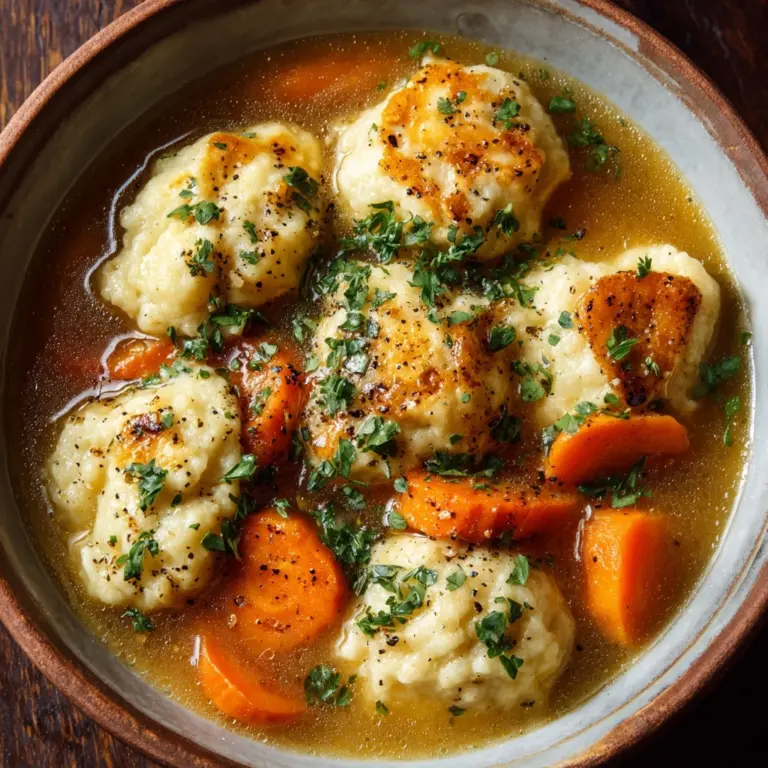 Chicken and Dumpling Soup Recipe
