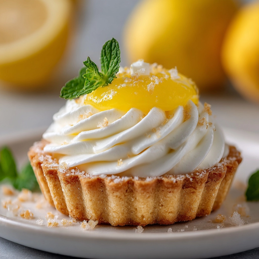 Lemon Cookie Cups with Lemon Curd Filling Recipe - Recipe Image