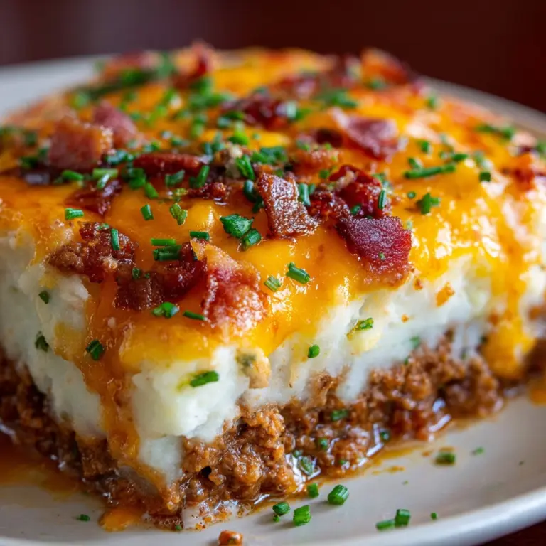 Loaded Potato & Meatloaf Casserole Recipe