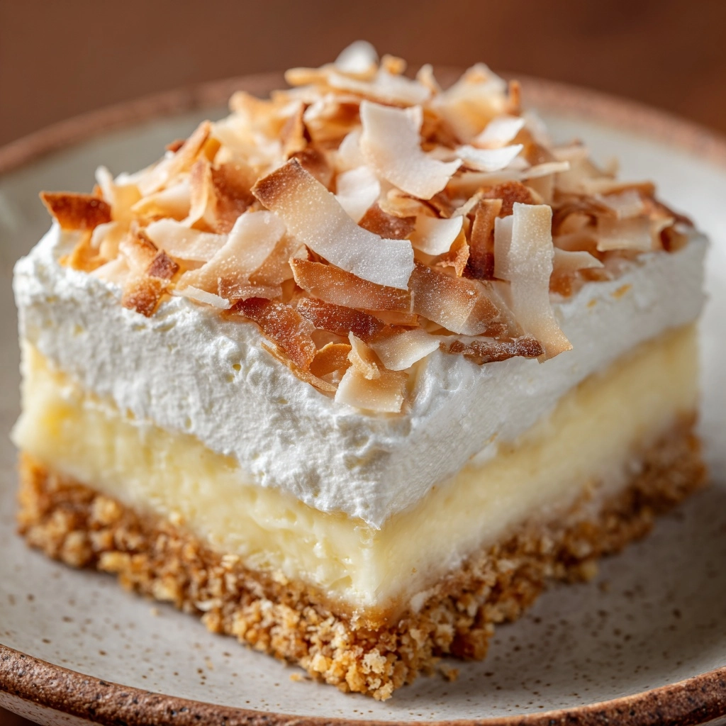 Island Dream Coconut Cream Bars Recipe - Recipe Image