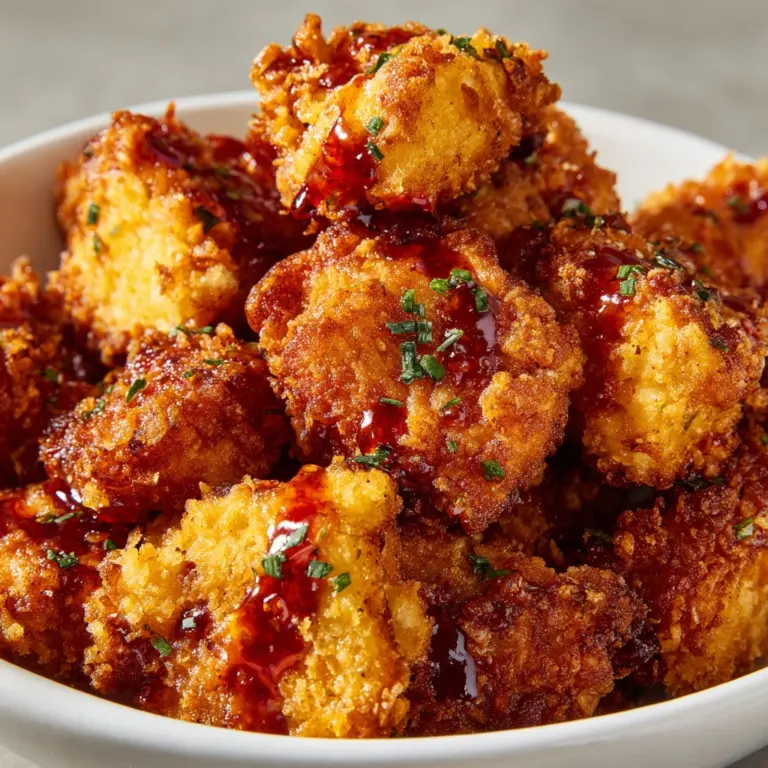 Homemade BBQ Chip Chicken Nuggets Recipe