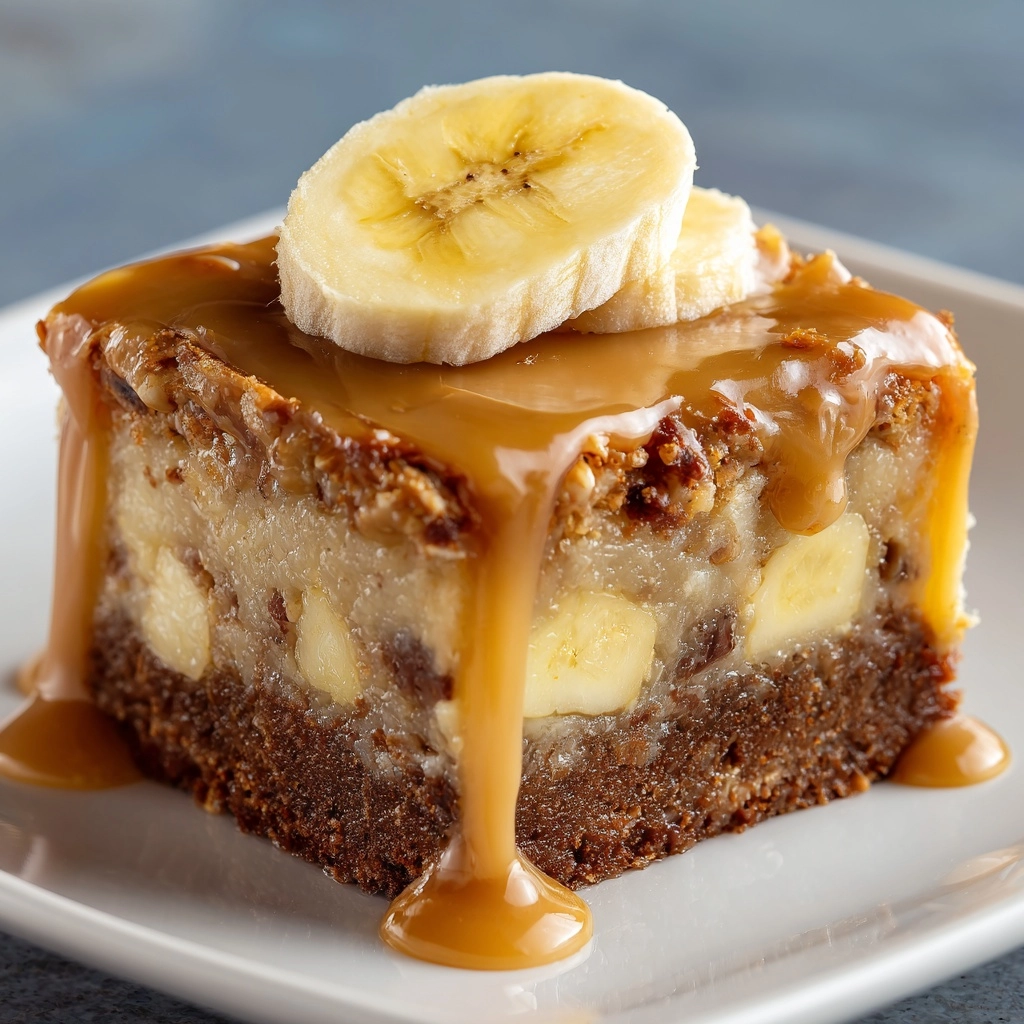 Banana Bread Brownies with Browned Butter Frosting Recipe - Recipe Image