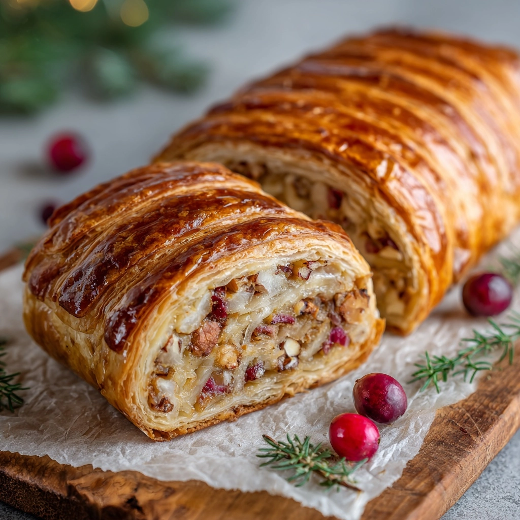 Turkey & Cranberry Sausage Rolls Recipe - Recipe Image