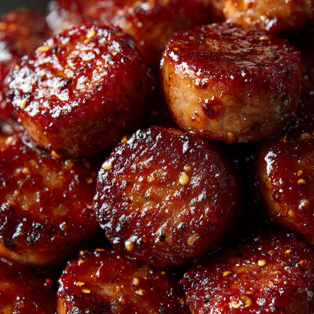 Slow Cooker Honey BBQ Kielbasa Bites Recipe - Recipe Image