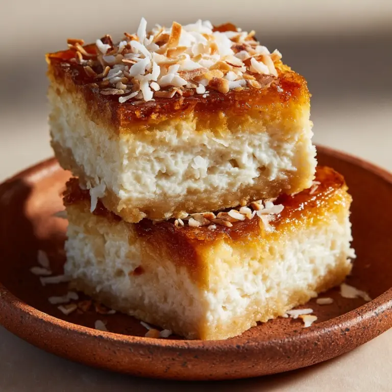 Sticky Coconut Cake (Wingko Babat) Recipe