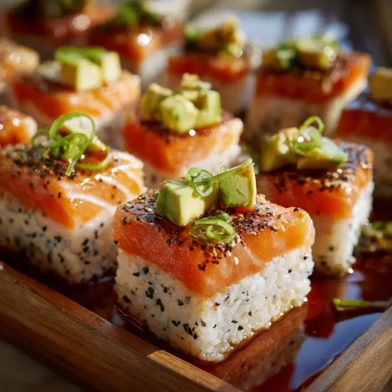Baked Salmon Sushi Recipe
