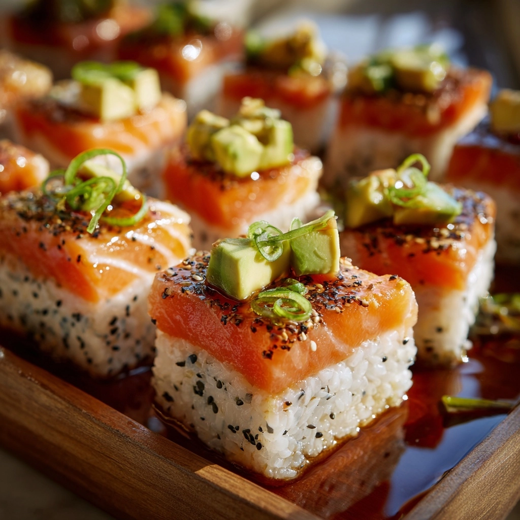 Baked Salmon Sushi Recipe - Recipe Image