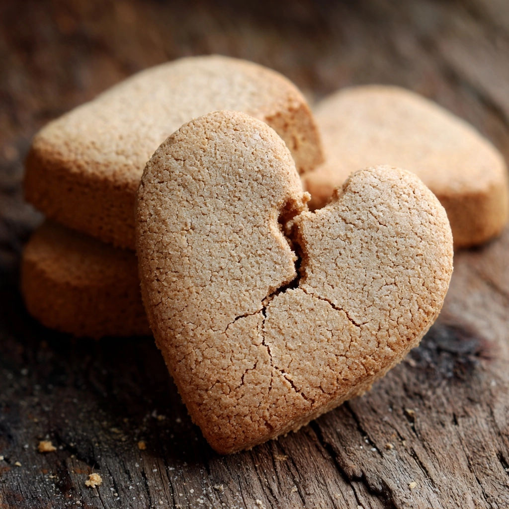 Heart-Shaped Peanut Butter Cookies Recipe - Recipe Image