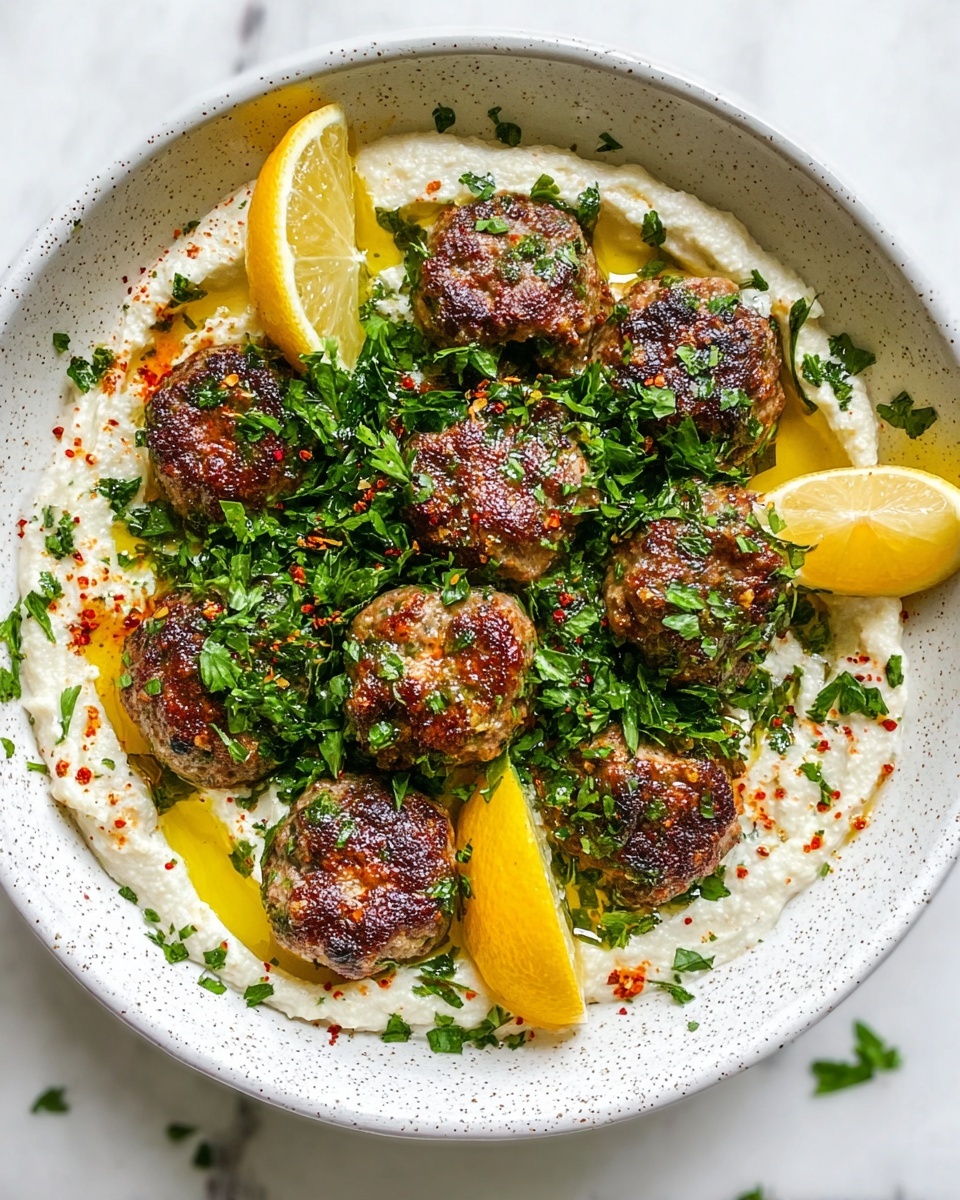 Simple Homemade Greek Meatballs Recipe - Recipe Image