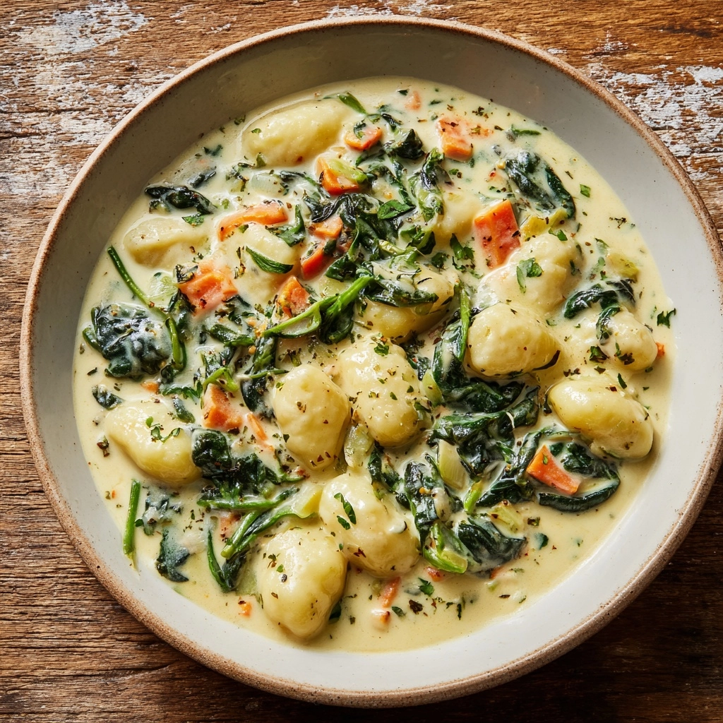 Chicken Florentine Soup: A Creamy Delight Bursting with Flavor Recipe - Recipe Image