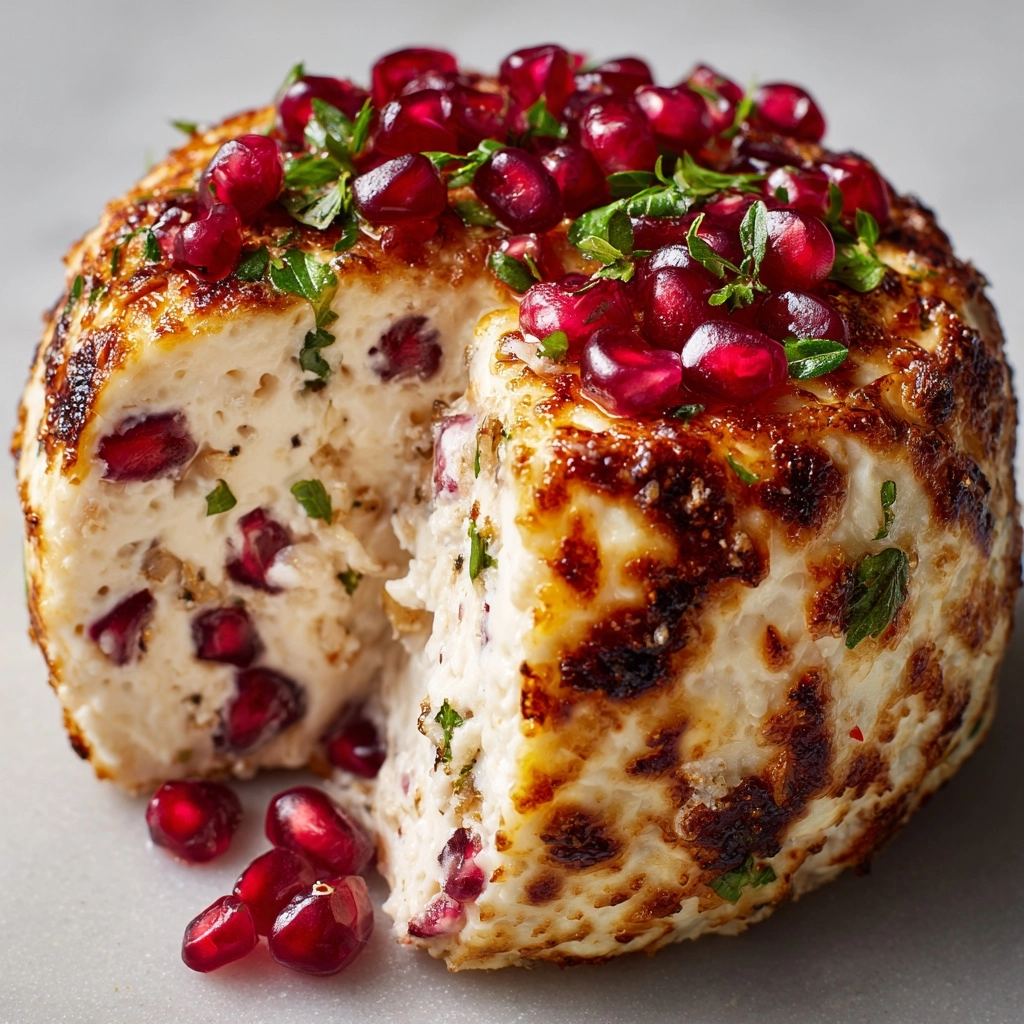 Pomegranate White Cheddar Cheese Ball Recipe - Recipe Image