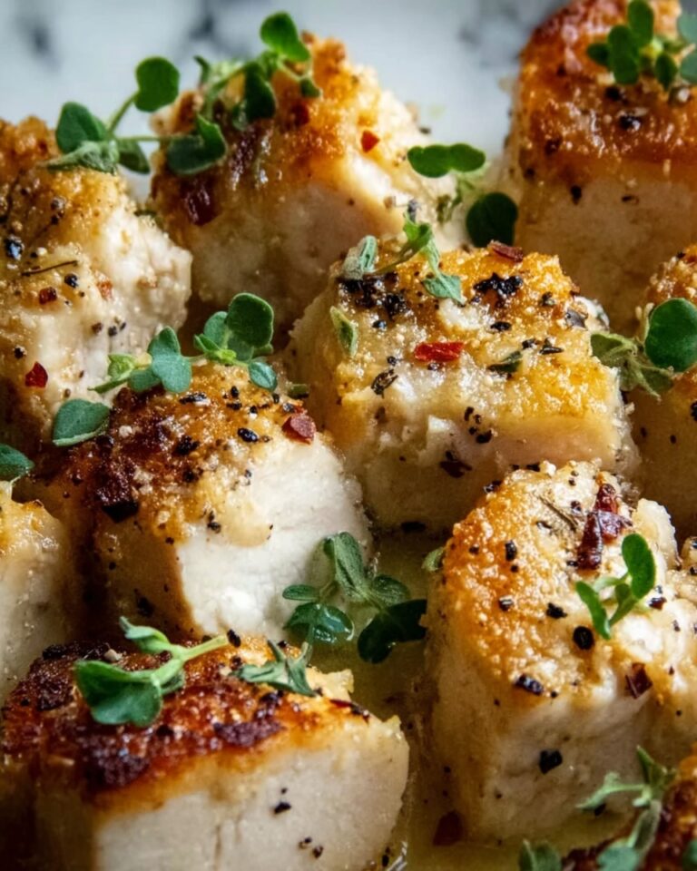 Air Fryer Garlic Parmesan Chicken Skewers Recipe