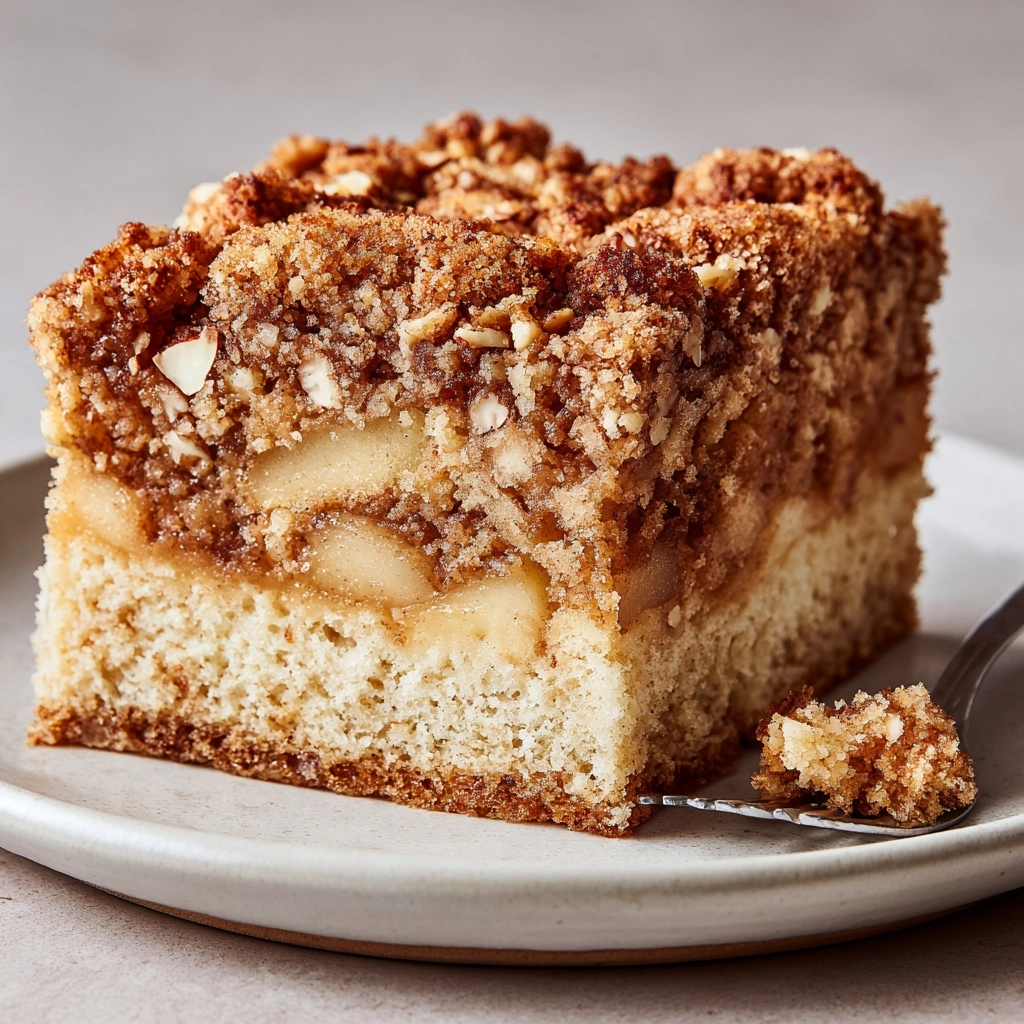 Healthy Breakfast Oatmeal Apple Cake Recipe - Recipe Image