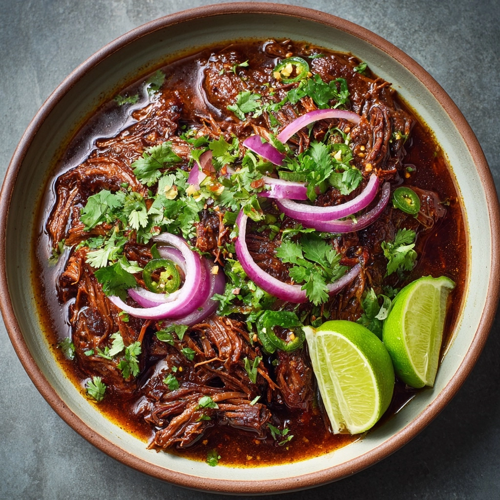 Slow Cooker Spicy Chipotle Beef Barbacoa Recipe - Recipe Image