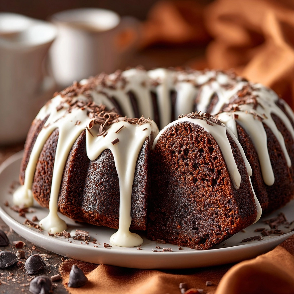 Chocolate-Vanilla Swirl Bundt Cake Recipe - Recipe Image
