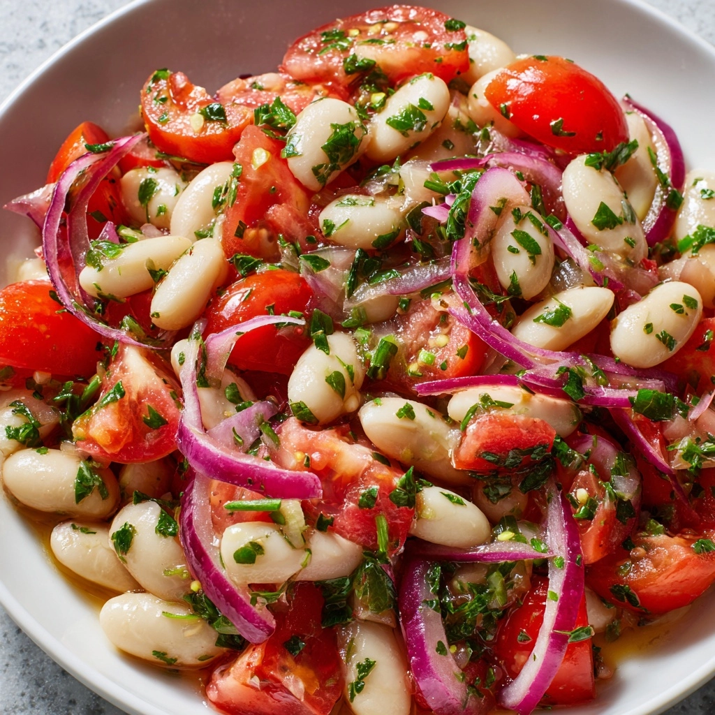 Piyaz: An Incredible Ultimate Turkish White Bean Salad Recipe - Recipe Image