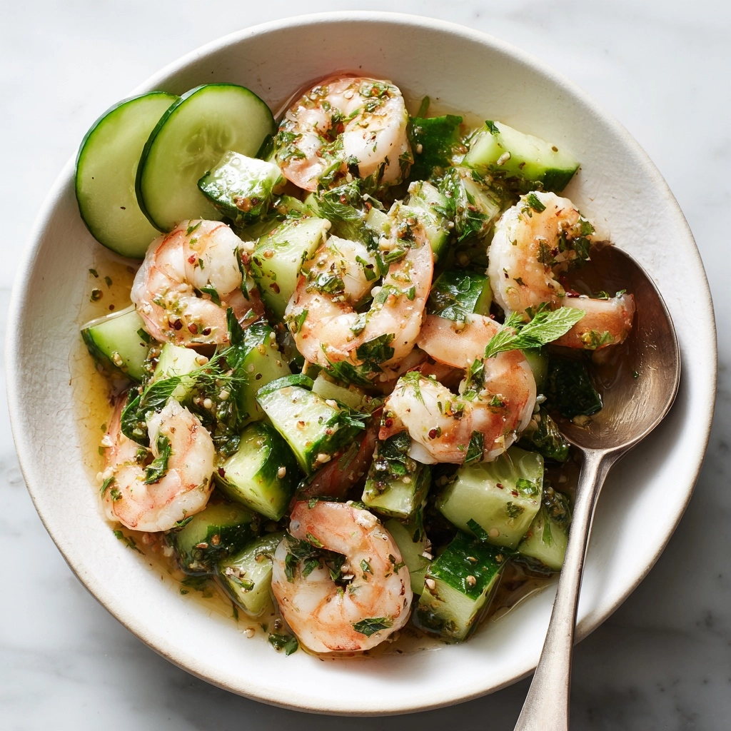 Cucumber Shrimp Salad Recipe - Recipe Image