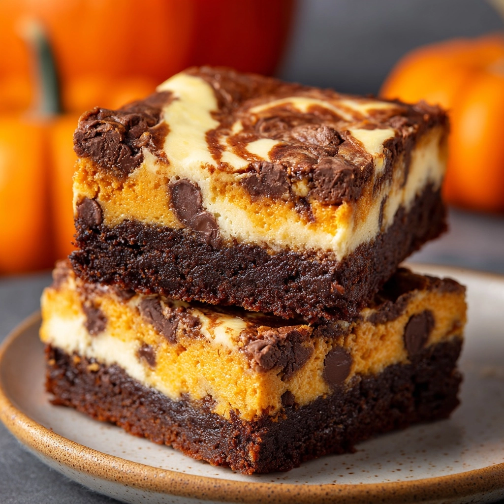 Pumpkin Brownies Recipe - Recipe Image