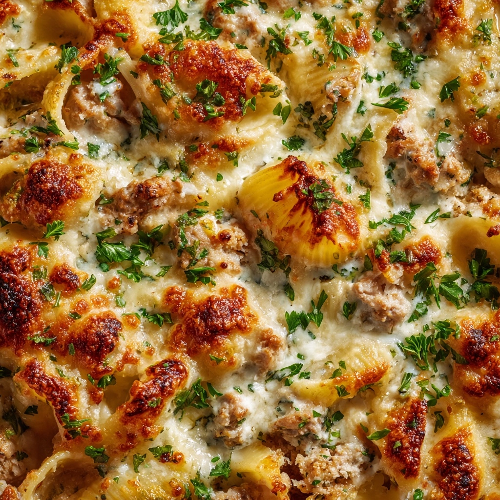 Baked Chicken Alfredo Rotini Casserole Recipe - Recipe Image