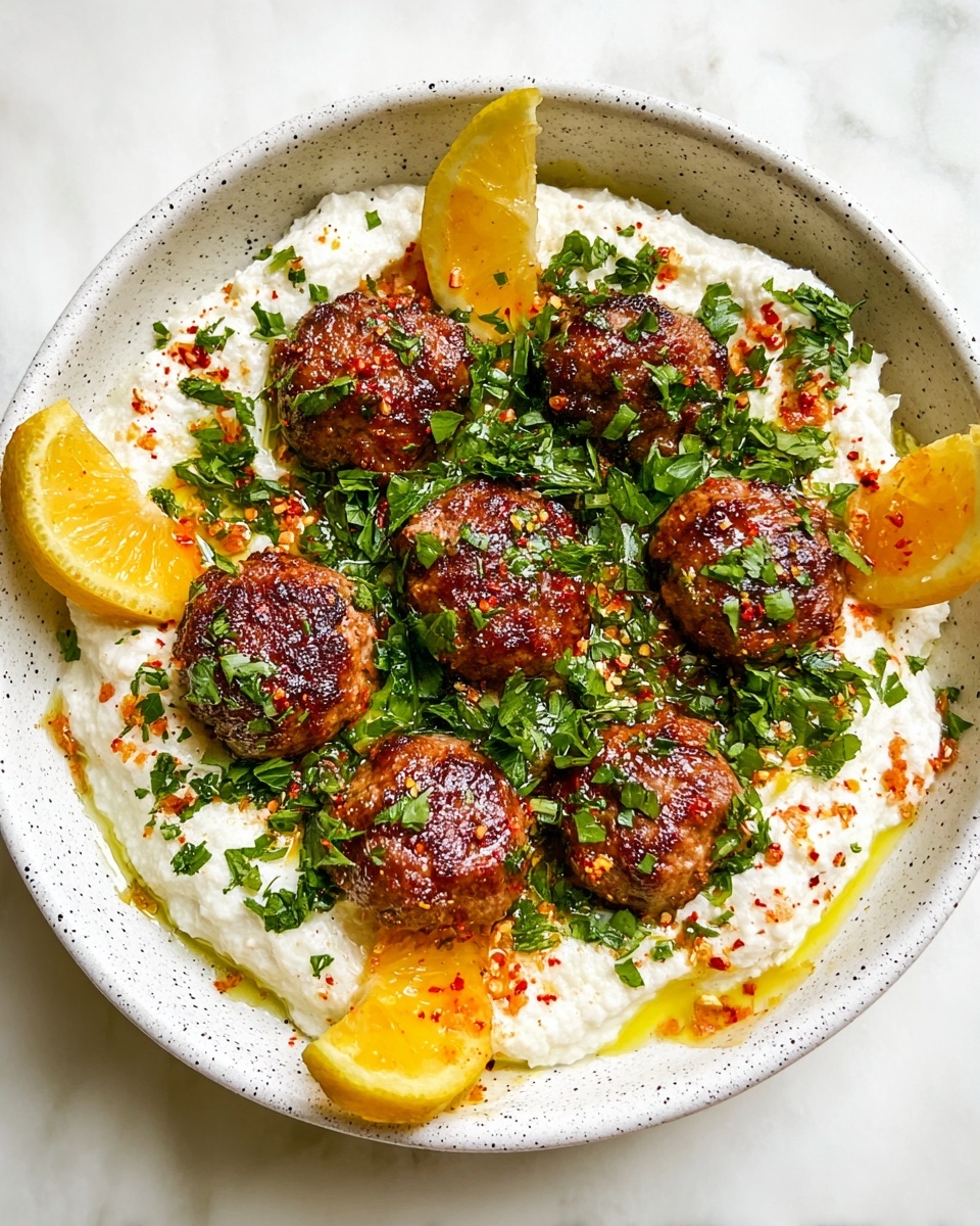 Simple Homemade Greek Meatballs Recipe - Recipe Image