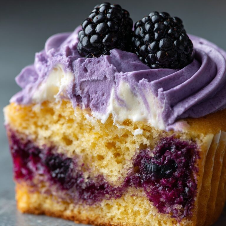 Blackberry Lime Cheesecake Cupcakes Recipe