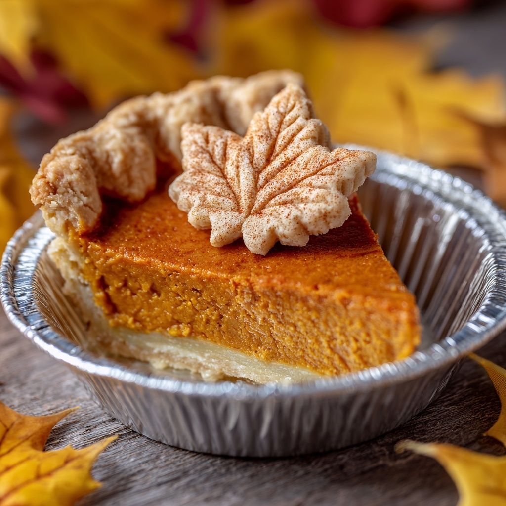 Easy Pumpkin Pie from Scratch with Flaky Crust Recipe - Recipe Image