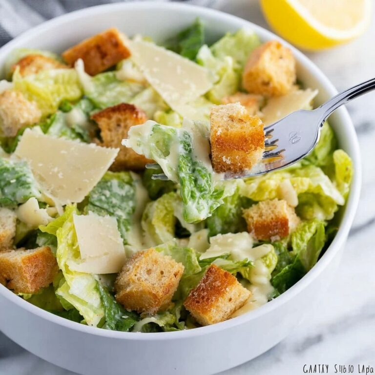 Creamy Homemade Caesar Salad Dressing Recipe