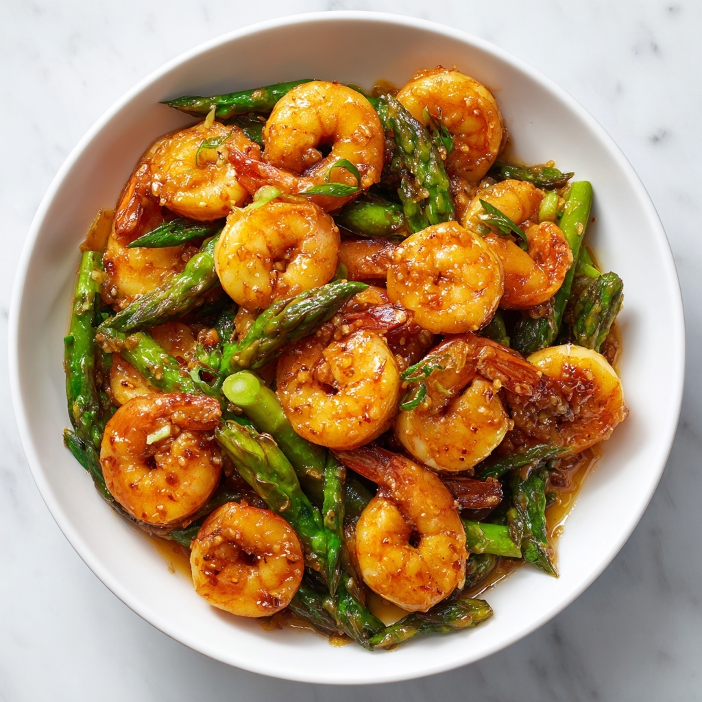 Shrimp and Asparagus Stir Fry Recipe - Recipe Image