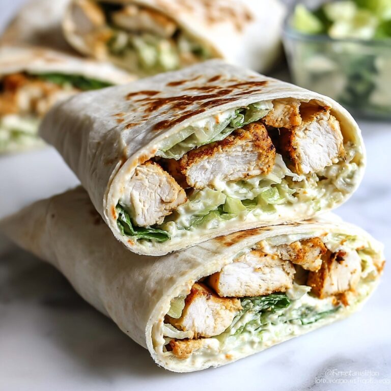 Chicken Caesar Wraps Recipe