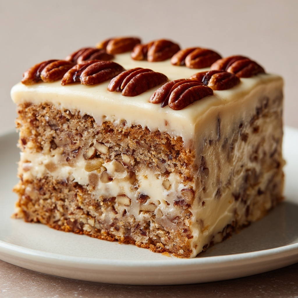 Butter Pecan Bliss Cake Recipe - Recipe Image