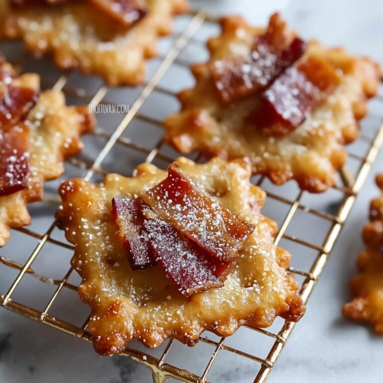 Indulgent Parmesan Candied Bacon Crackers Recipe