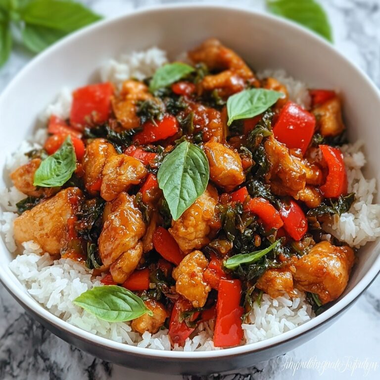 Easy Thai Basil Chicken: A Flavorful Quick Dinner Delight Recipe