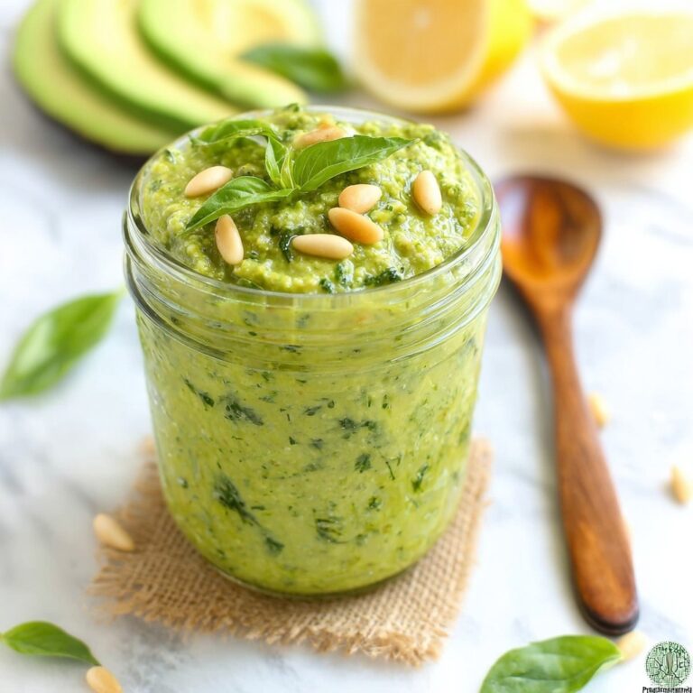 Vegan Avocado Pesto Recipe