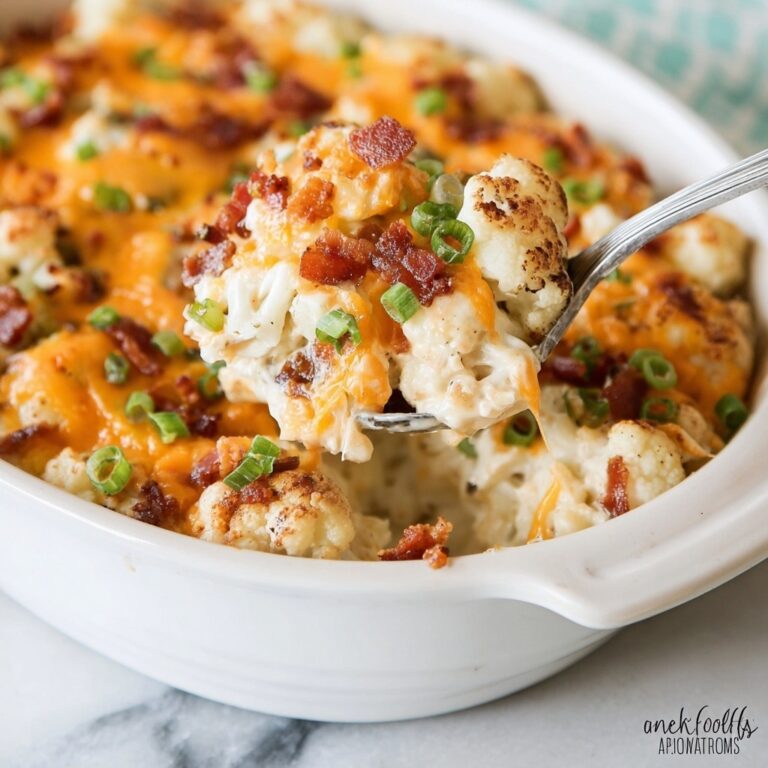 Loaded Cauliflower Casserole Recipe