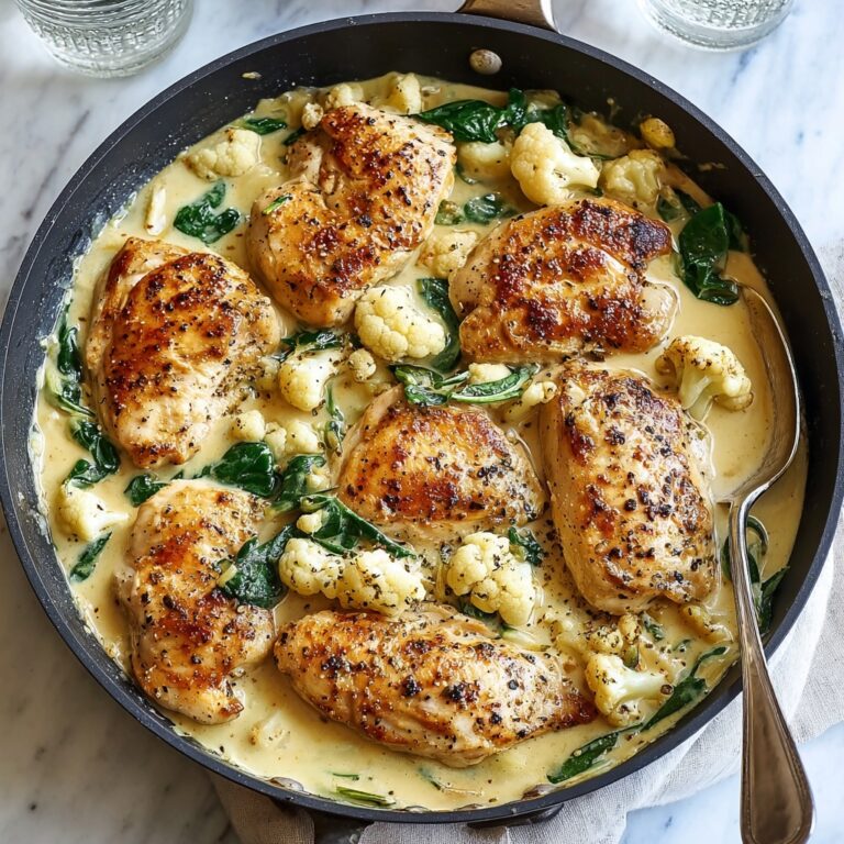 Creamy Chicken and Cauliflower Bake Recipe