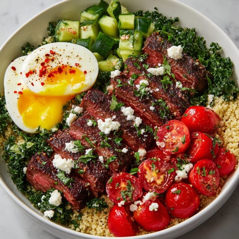Mediterranean Steak Bowl Recipe